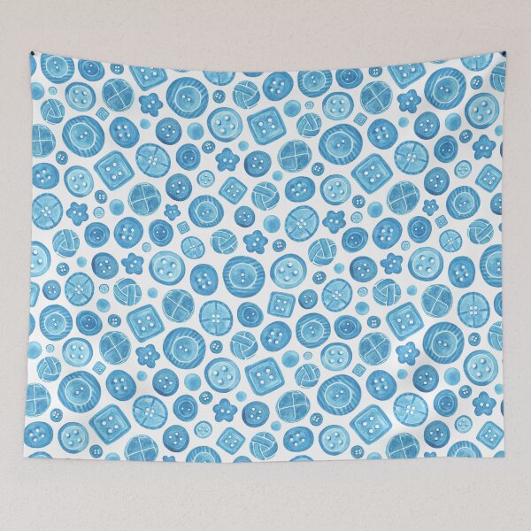 Item preview, Painted Buttons // Turquoise designed and sold by The Wellington Boot.