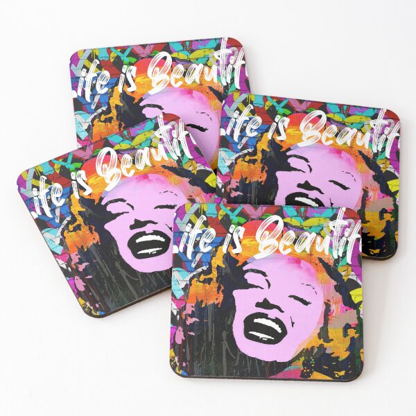 Item preview, Marilyn Life is Beautiful pop art designed and sold by Stephen Chambers / The Pop Art Factory.
