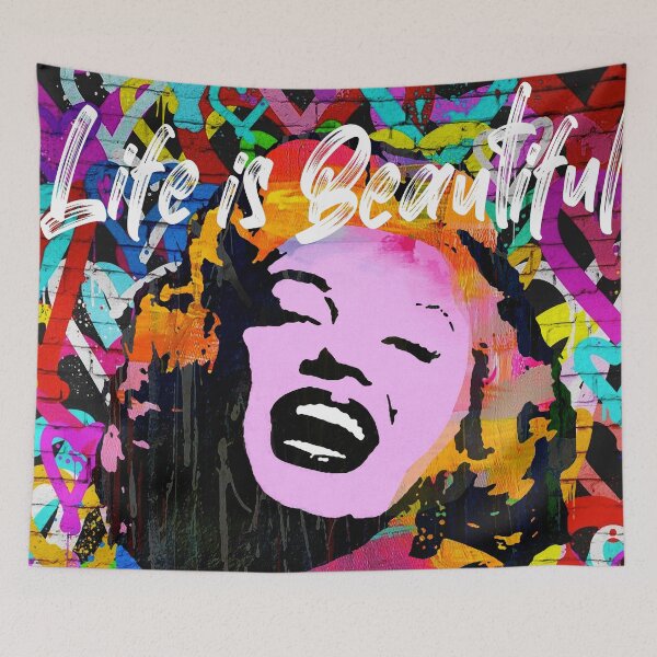 Item preview, Marilyn Life is Beautiful pop art designed and sold by Stephen Chambers / The Pop Art Factory.