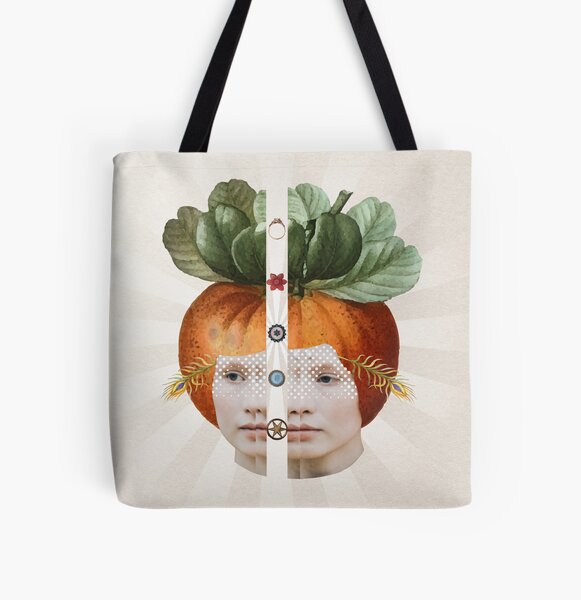 lady tangerine All Over Print Tote Bag