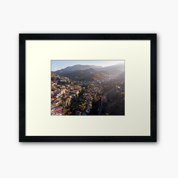 Beautiful Kakopetria Sunset Framed Art Print