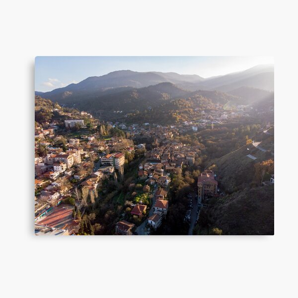Beautiful Kakopetria Sunset Canvas Print