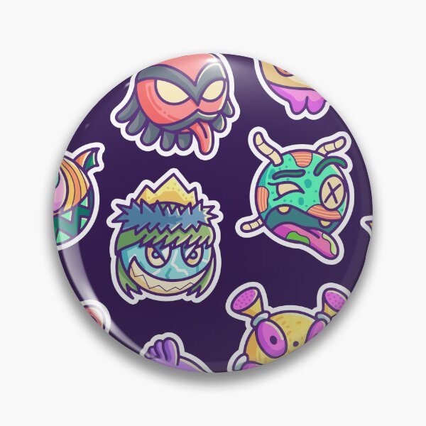 Item preview, Cute Monster Head Collection designed and sold by Goba Bali Studio.