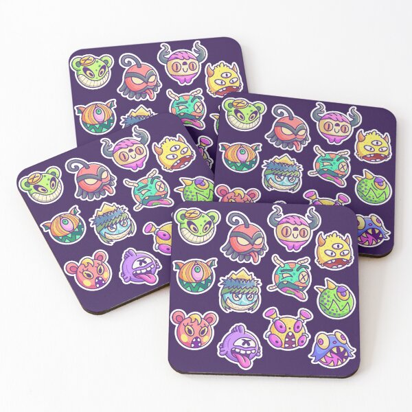 Item preview, Cute Monster Head Collection designed and sold by Goba Bali Studio.