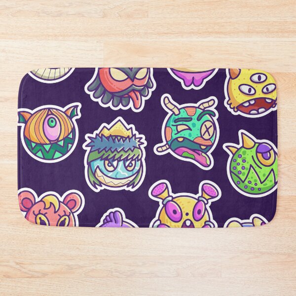 Item preview, Cute Monster Head Collection designed and sold by Goba Bali Studio.