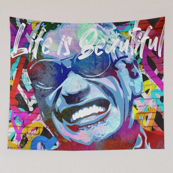 Item preview, Ray Life is Beautiful pop art designed and sold by Stephen Chambers / The Pop Art Factory.