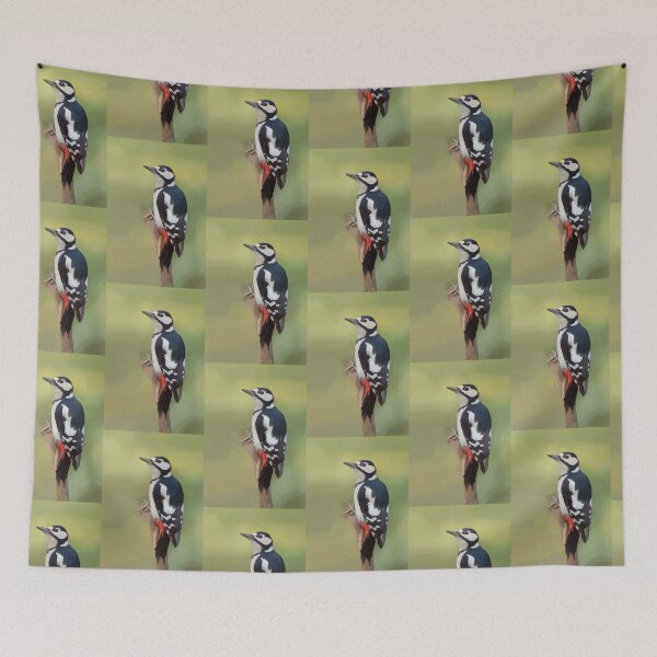 Item preview, Woodpecker On A Branch designed and sold by NikkiBear67.