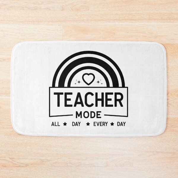 Aperçu de l'œuvre Teacher mode funny quote gift for teacher créée et vendue par DesignisMine.