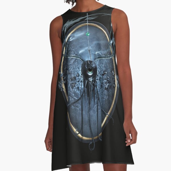 Decay - Digital Painting A-Line Dress