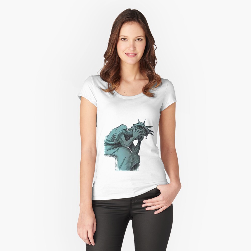 Artikel-Vorschau von Tailliertes Rundhals-Shirt, designt und verkauft von TheBlankVerse.