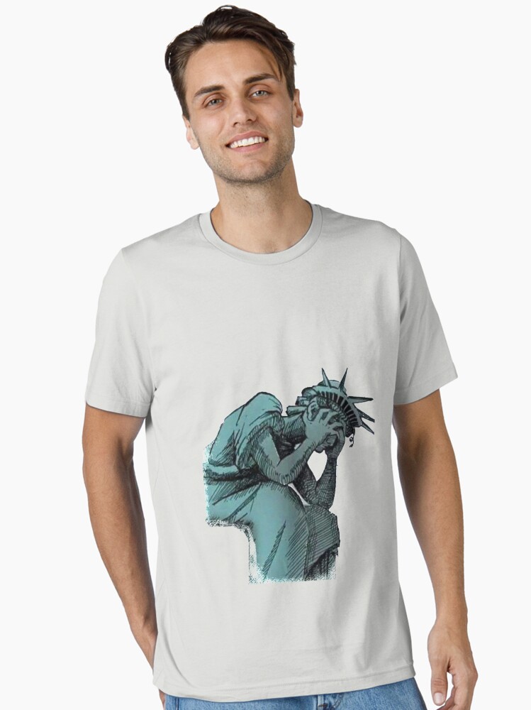 Thumbnail 1 von 7, Essential T-Shirt, Tränen der Freiheitsstatue designt und verkauft von TheBlankVerse.
