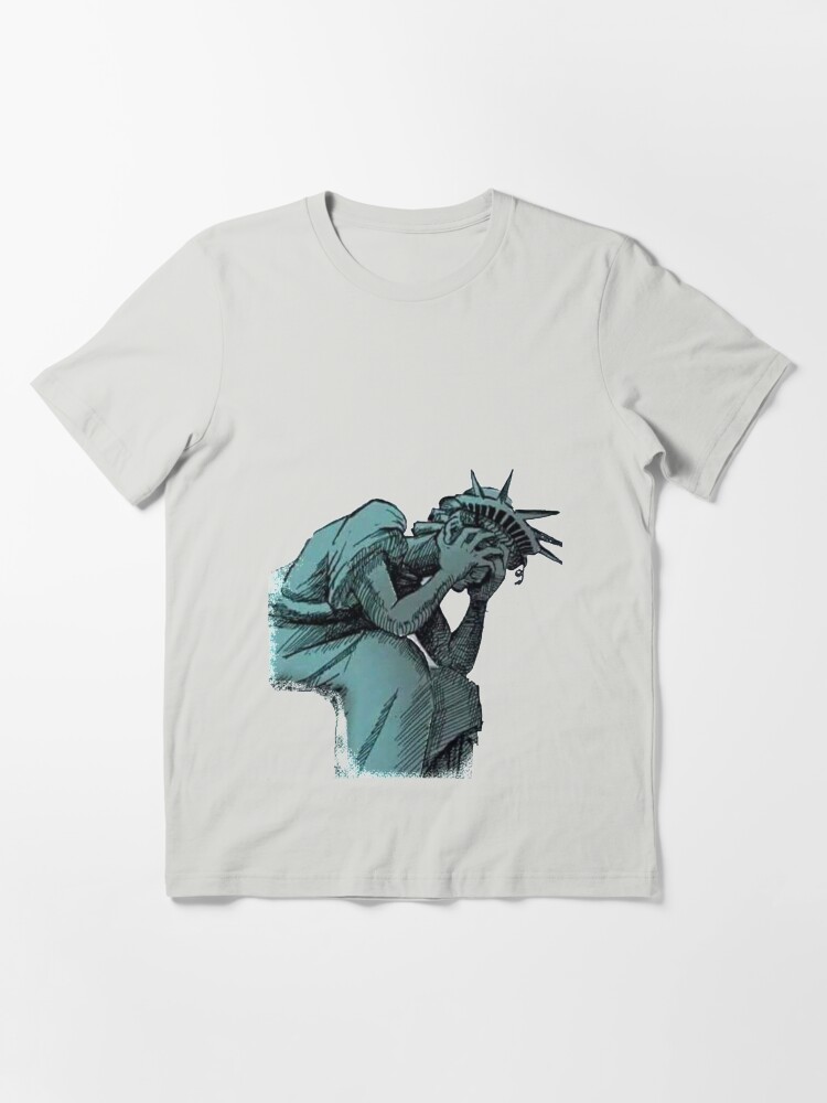Thumbnail 3 von 7, Essential T-Shirt, Tränen der Freiheitsstatue designt und verkauft von TheBlankVerse.