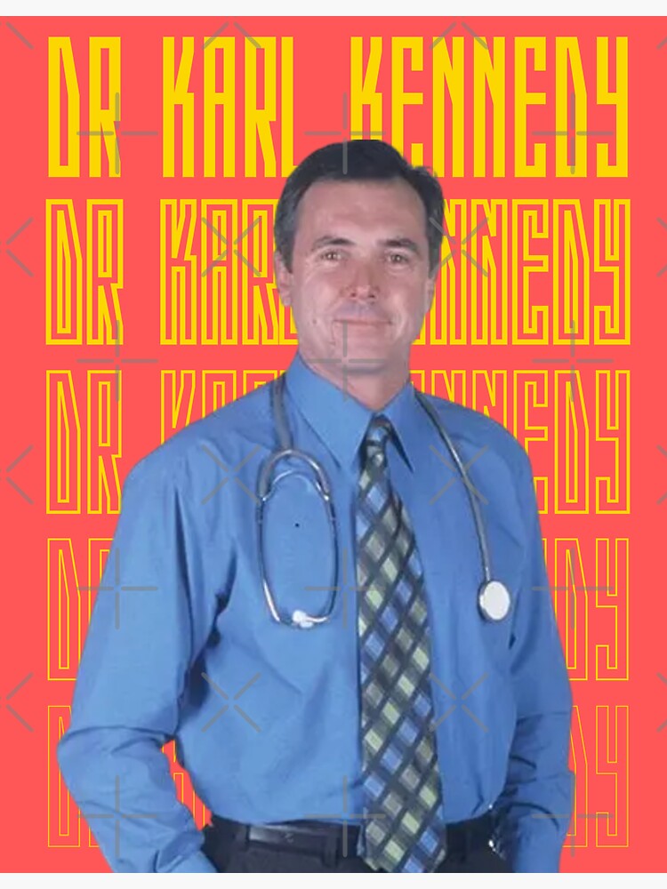 "Dr Karl Kennedy" Sticker for Sale by Jook Redbubble