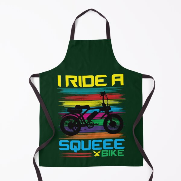 Item preview, I Ride A Squeee Bike Funny E-Bike Rider Electric Power Bikes designed and sold by CharJens.