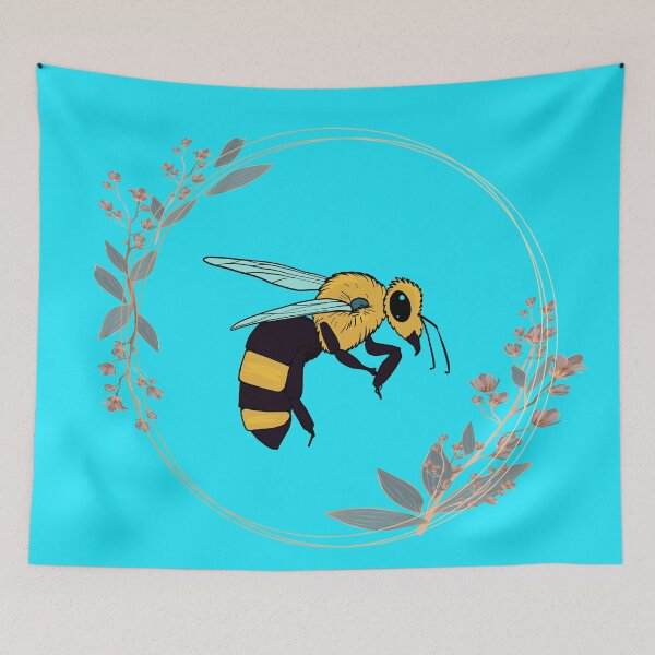 Item preview, bee and flower designed and sold by Zaibo.