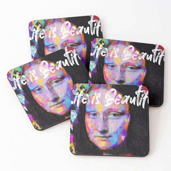 Item preview, Mona Lisa Life is Beautiful pop art designed and sold by Stephen Chambers / The Pop Art Factory.