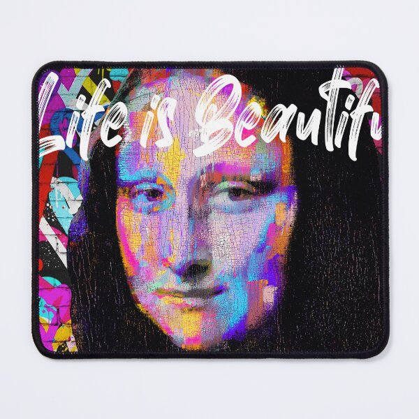 Item preview, Mona Lisa Life is Beautiful pop art designed and sold by Stephen Chambers / The Pop Art Factory.