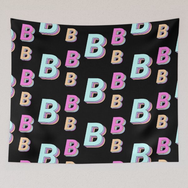 Item preview, Retro Letter B Pastel Colorful designed and sold by DreamWorkshop.