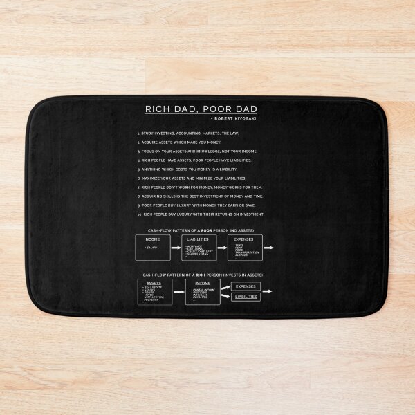 Item preview, Rich Dad, Poor Dad - Robert Kiyosaki (Black) designed and sold by hiunlimit.