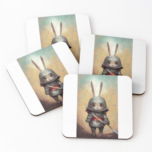 Item preview, little cute bunny knight designed and sold by Jim Clyde Monge.