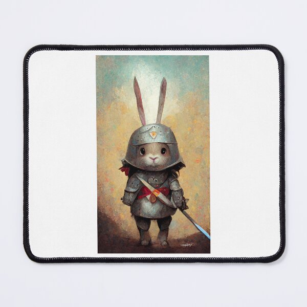 Item preview, little cute bunny knight designed and sold by Jim Clyde Monge.