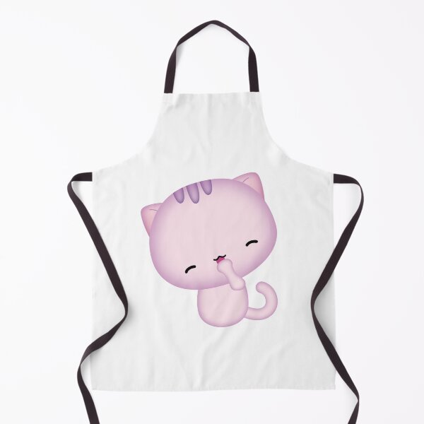 Aperçu de l'œuvre Kawaii chat timide créée et vendue par darklanterndsn.