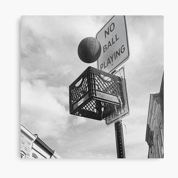 Basketball never stops Metal Print