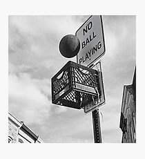 Basketball never stops Photographic Print