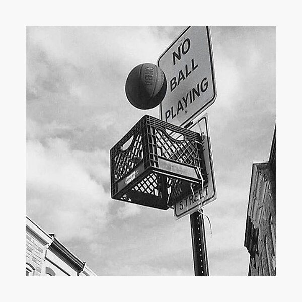 Basketball never stops Photographic Print