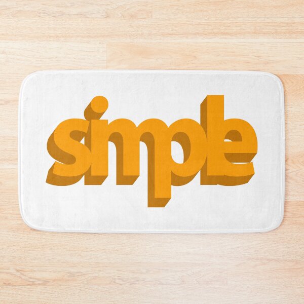 Item preview, Simple (3D orange) designed and sold by FattoAMano.