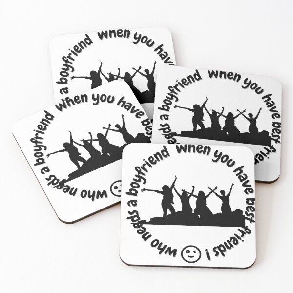 Item preview, Who needs a bf  when you have best friends: Friendship day quote 2022 designed and sold by Delightandarts.