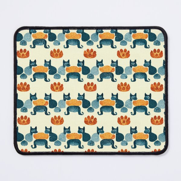 Item preview, Abstract pattern of cats  designed and sold by arrogantdesign.