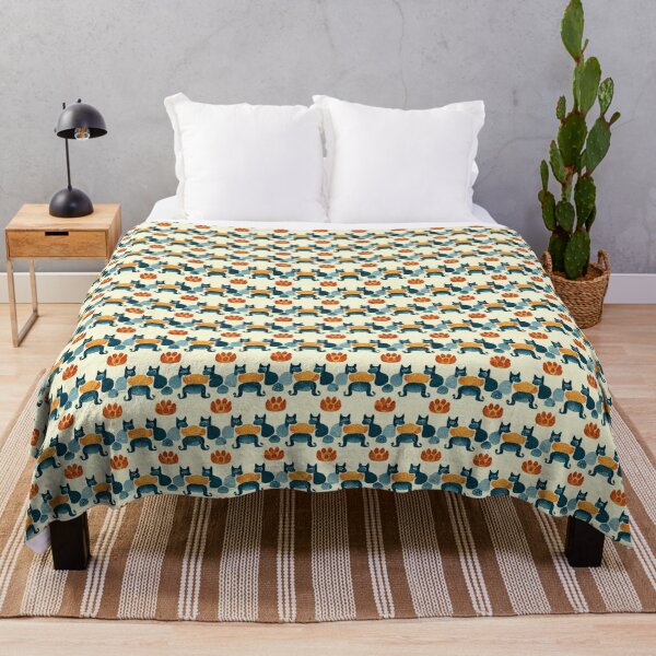 Item preview, Abstract pattern of cats  designed and sold by arrogantdesign.