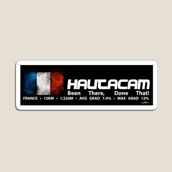 Item preview, Hautacam Been There Done That Cycling Motorcycle Sticker T-Shirt  01 designed and sold by OuterShellUK.