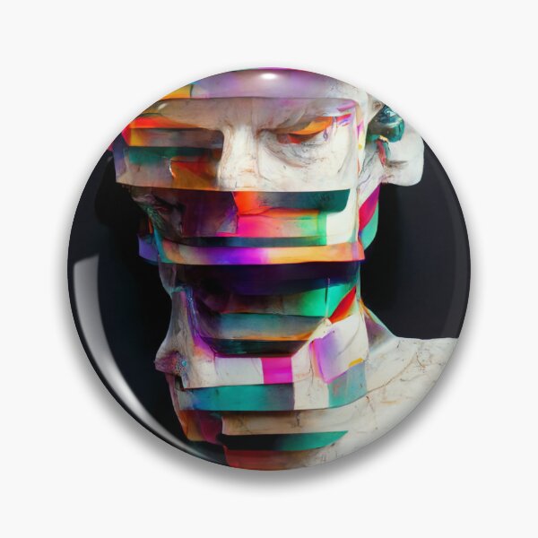 Item preview, Glitched marble man designed and sold by Jim Clyde Monge.