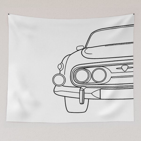Item preview, Tatra 603 black lines designed and sold by EdimDesign.