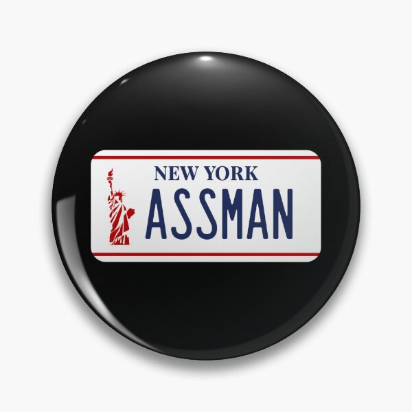 Item preview, Assman (License Plate) designed and sold by ‏‏‎ ‎ studiobrittany ‏‏‎ ‎.