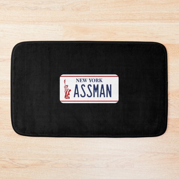 Item preview, Assman (License Plate) designed and sold by ‏‏‎ ‎ studiobrittany ‏‏‎ ‎.