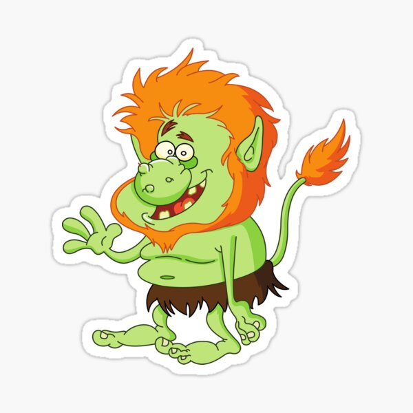 Grumpy Old Troll Sticker For Sale By Tubman Redbubble 