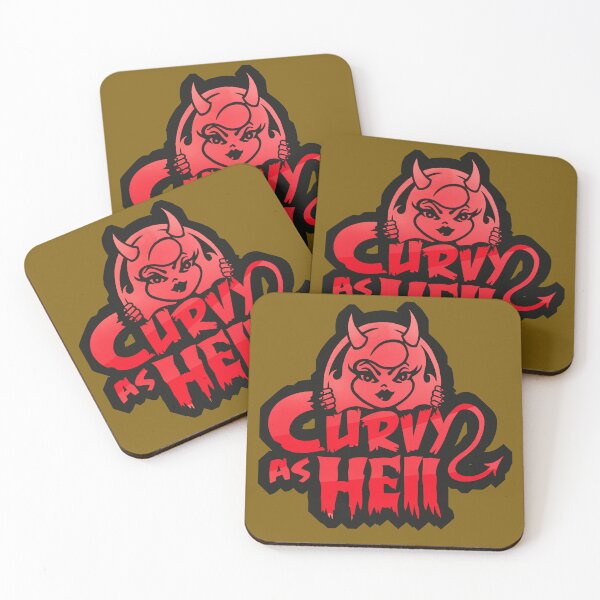 Item preview, Curvy as Hell designed and sold by DeDesign Collective.