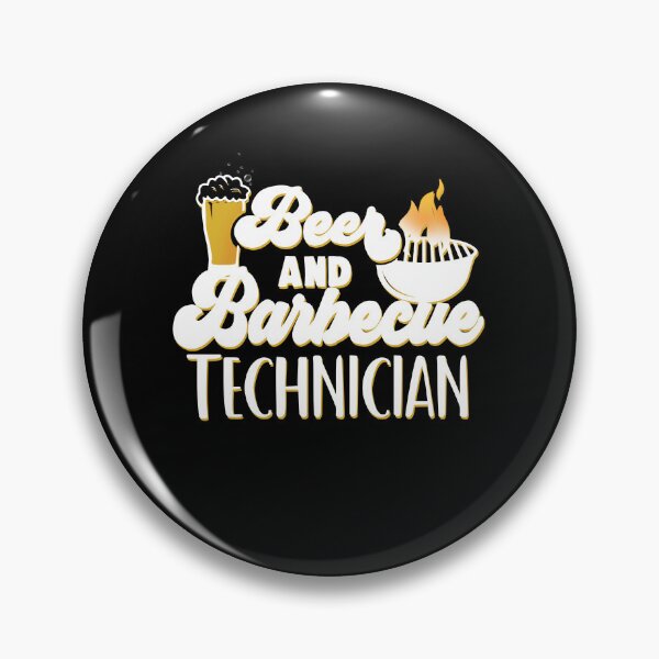 Item preview, Beer and BBQ technician graphic shirt designed and sold by TipTopTapo.