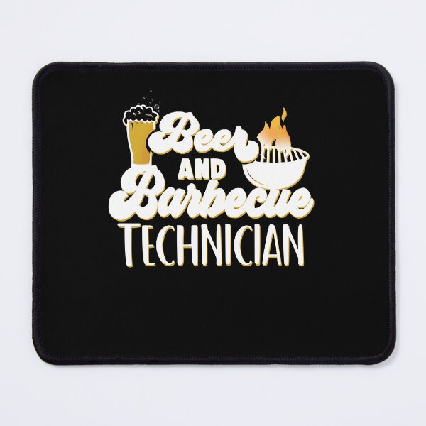 Item preview, Beer and BBQ technician graphic shirt designed and sold by TipTopTapo.