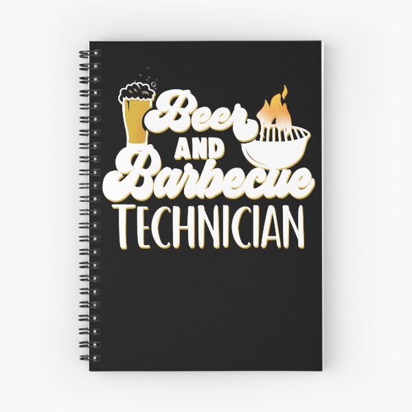 Item preview, Beer and BBQ technician graphic shirt designed and sold by TipTopTapo.