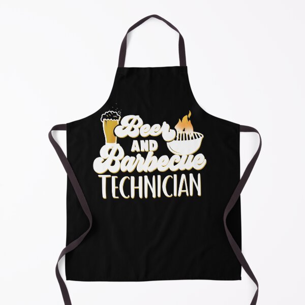 Item preview, Beer and BBQ technician graphic shirt designed and sold by TipTopTapo.