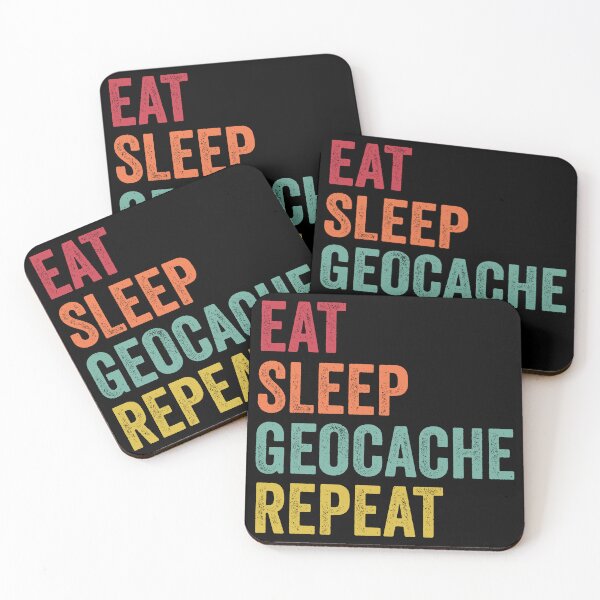 Item preview, Eat Sleep Geocache Repeat designed and sold by SarahJisri.
