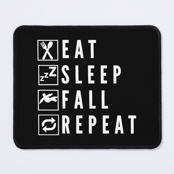 Item preview, Eat Sleep Fall Repeat  designed and sold by WolfieeShops.