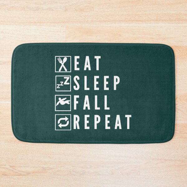 Item preview, Eat Sleep Fall Repeat  designed and sold by WolfieeShops.