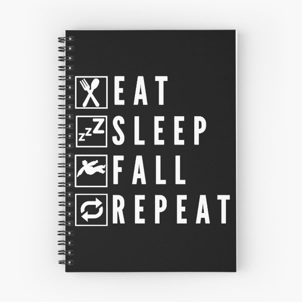 Item preview, Eat Sleep Fall Repeat  designed and sold by WolfieeShops.