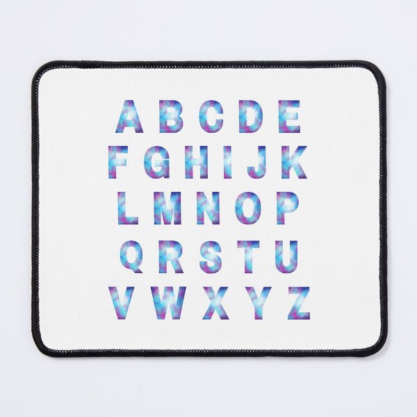 Item preview, Galaxy Alphabet designed and sold by PanyaCreative.