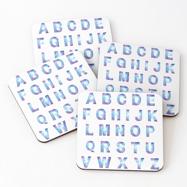 Item preview, Galaxy Alphabet designed and sold by PanyaCreative.